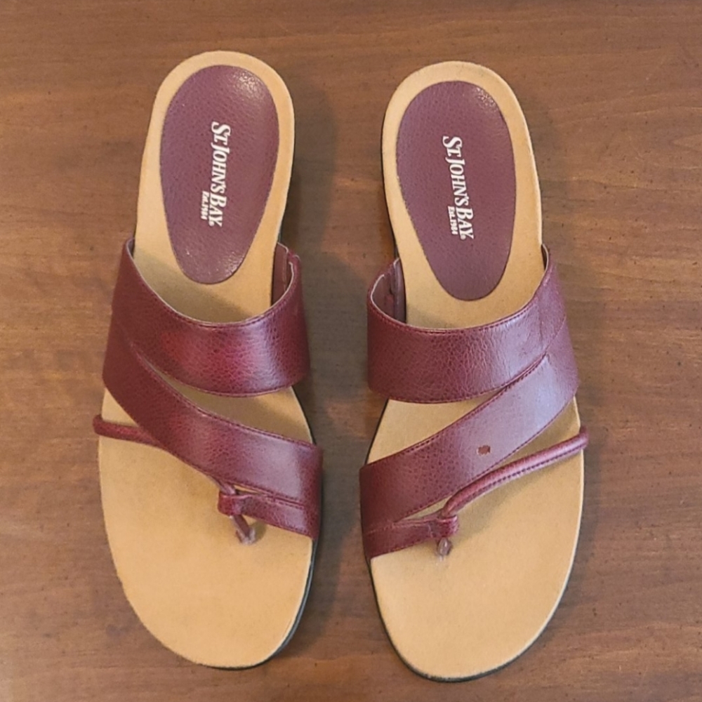 St. John's Bay Red Sandals